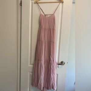 Pink Flow Maxi Dress